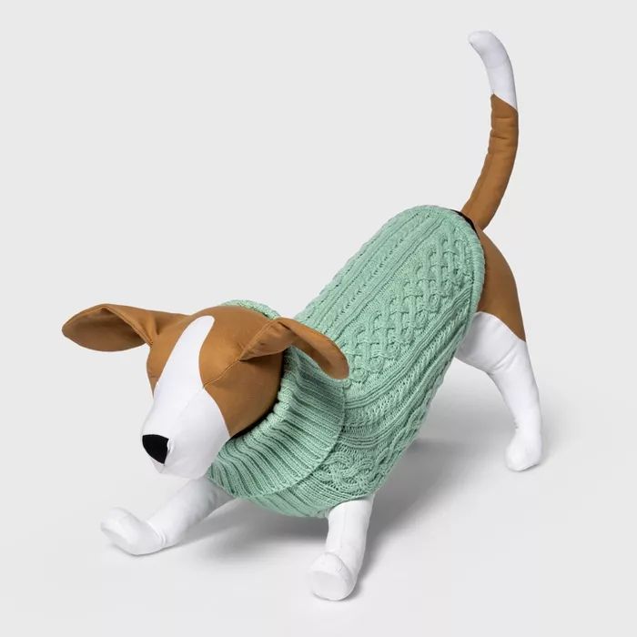 Cable Knit Turtleneck Dog Sweater - Boots & Barkley™ | Target