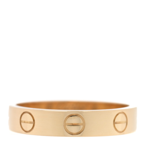 18K Yellow Gold 3.5mm LOVE Wedding Band Ring 49 4.75 | FASHIONPHILE (US)