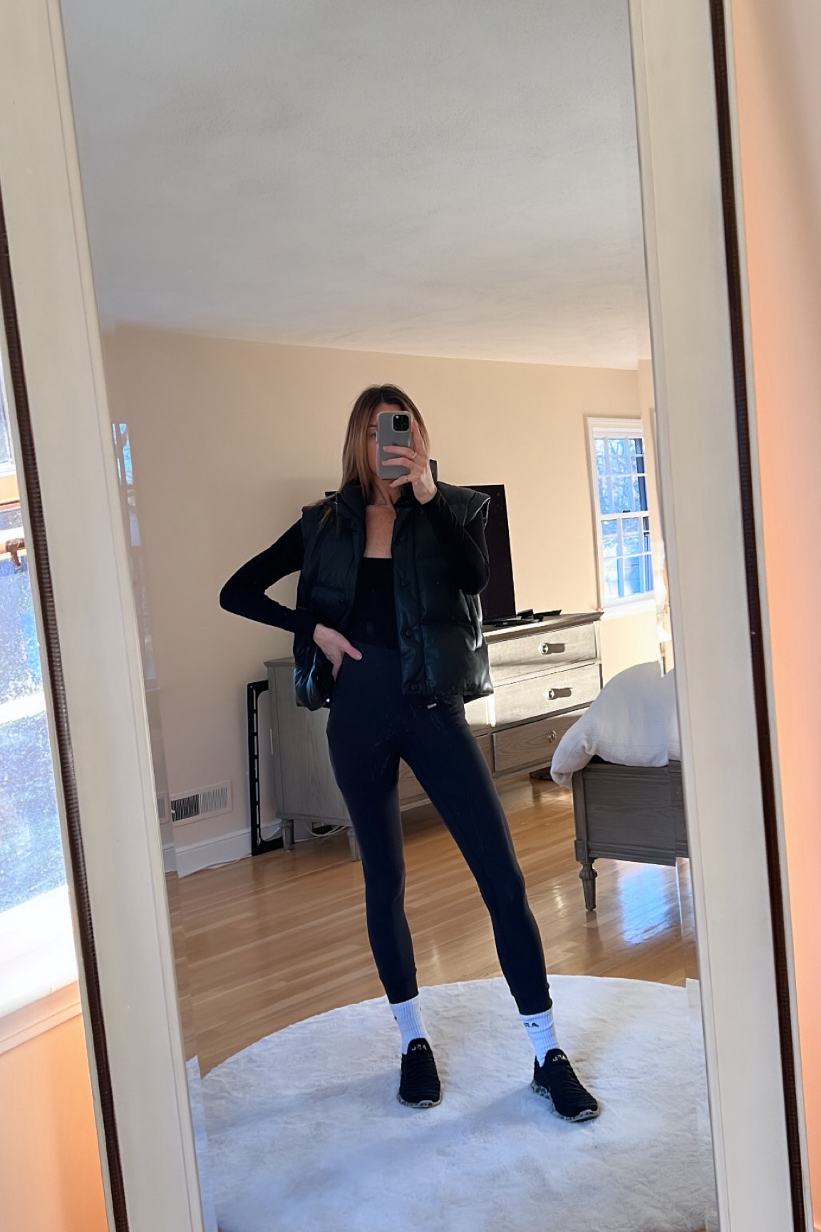 school drop off pre workout fit 🖤  #LTKSpringoutfit 

#LTKfitness #LTKSeasonal