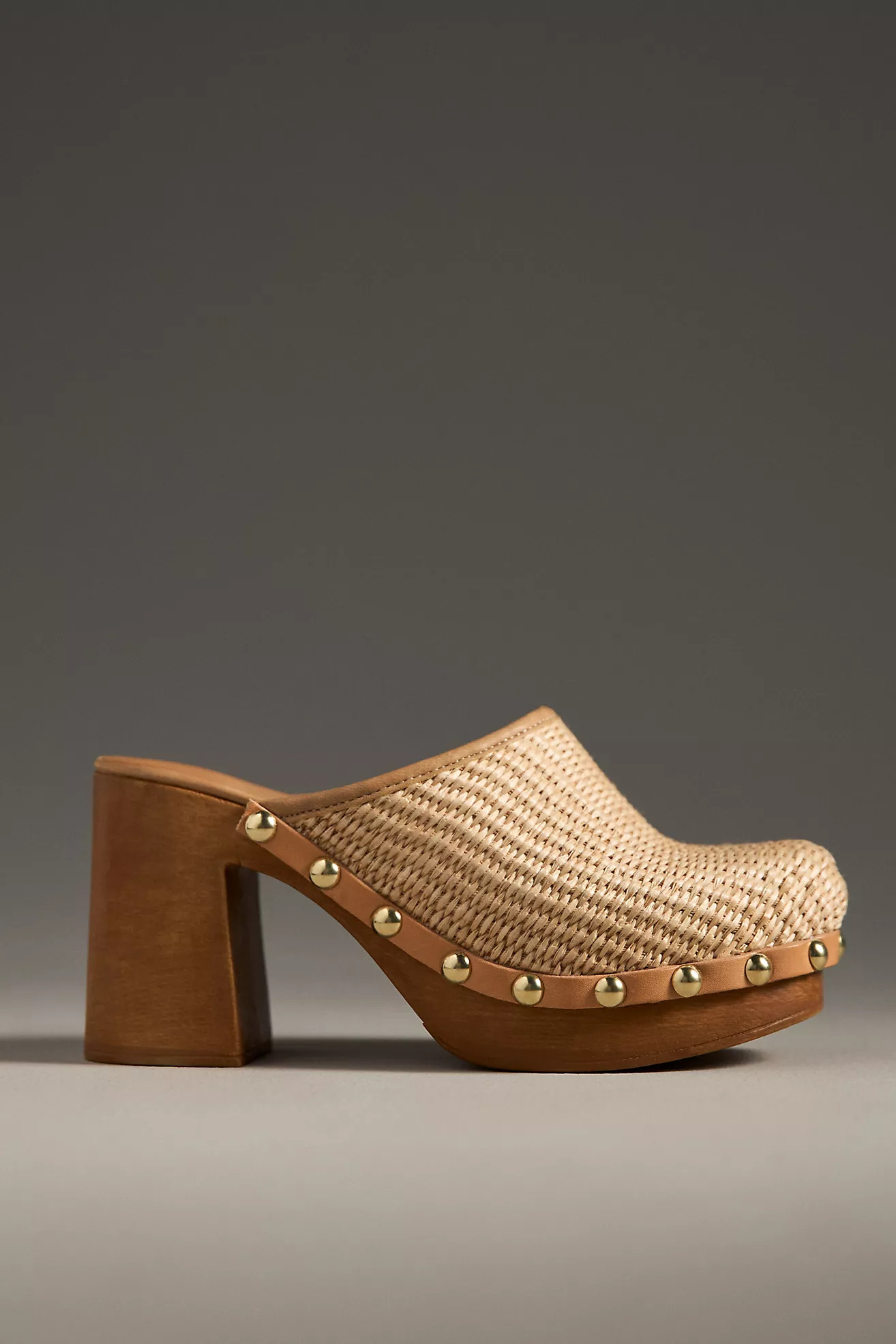 By Anthropologie Wood-Bottom Clog Heels | Anthropologie (US)