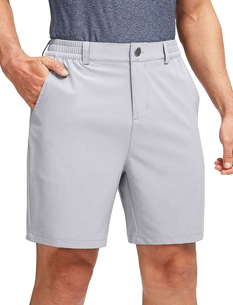 Soothfeel Men's Golf Shorts with 5 Pockets 7 Inch Stretch Lightweight Quick Dry Hiking Casual Wor... | Amazon (US)