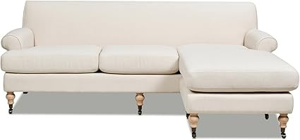 Jennifer Taylor Home Bliss Lawson 88" L-Shape Reversible Sectional Sofa | Amazon (US)