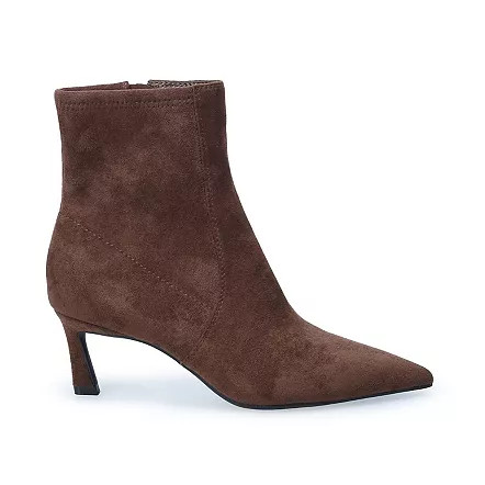 Apt. 9® Ingot Women's Suede Kitten Heel Ankle Boots, Size: 7.5, Blackpat | Kohl's