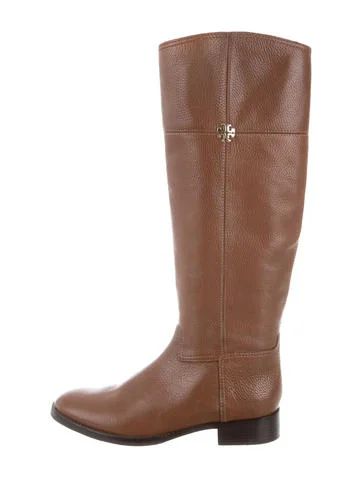 Tory Burch Leather Riding Boots | The Real Real, Inc.