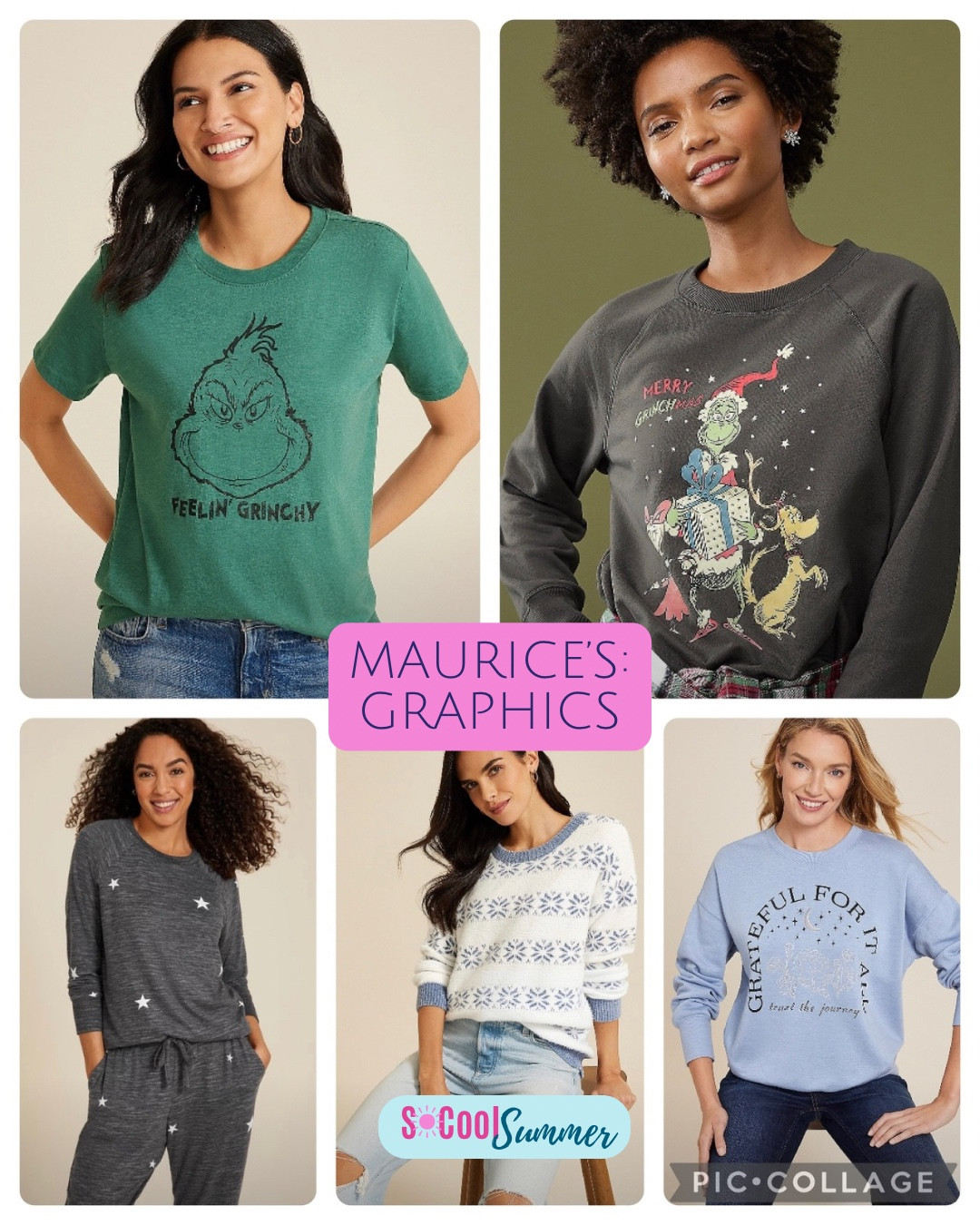 Graphic tees and sweatshirts from Maurice’s for summers!

#hocsummer #coolsummer #lightsummer #truesummer #softsummer #pastelsummer #darksummer #brownsummer #sweetpeasummer #summerpalette #summerfinds

#LTKHoliday #LTKSeasonal #LTKCyberWeek