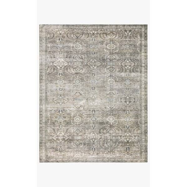 Alexander Home Isabelle Shabby Chic Vintage Botanical Distressed Printed Area Rug - 9' x 12' - An... | Bed Bath & Beyond