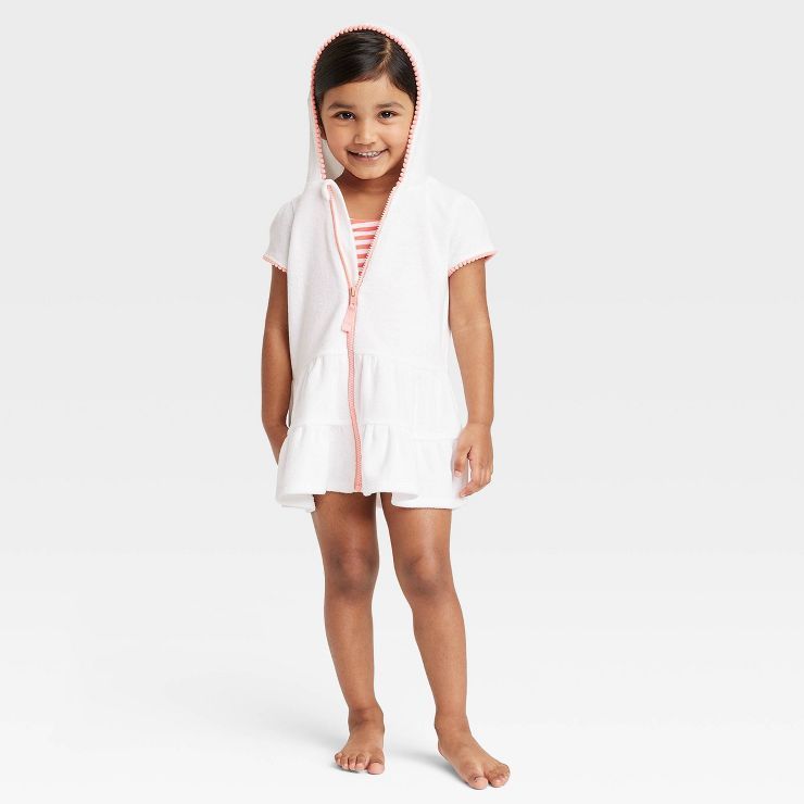 Toddler Girls' Cover Up Dress - Cat & Jack™ White | Target