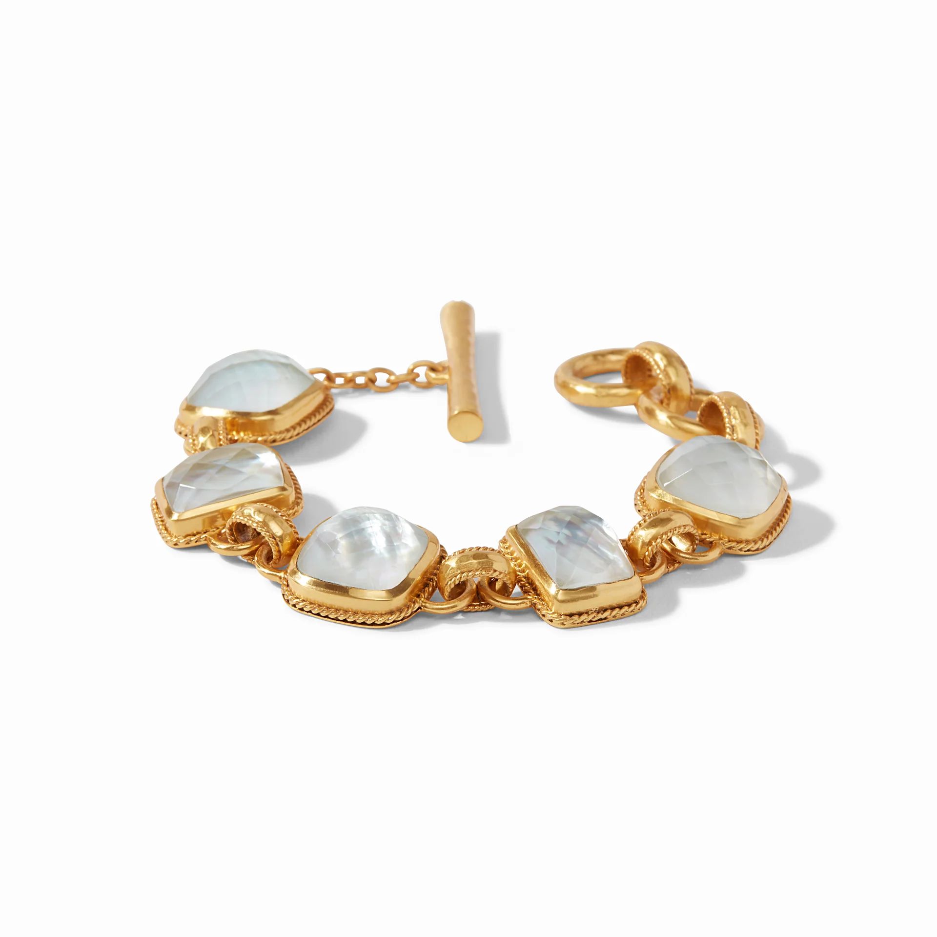 Savoy Demi Gold Toggle Bracelet | Julie Vos | Julie Vos