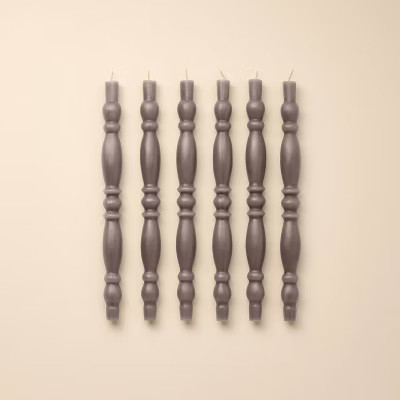 6pk 14" Spindle Taper Candles - Hearth & Hand™ with Magnolia | Target