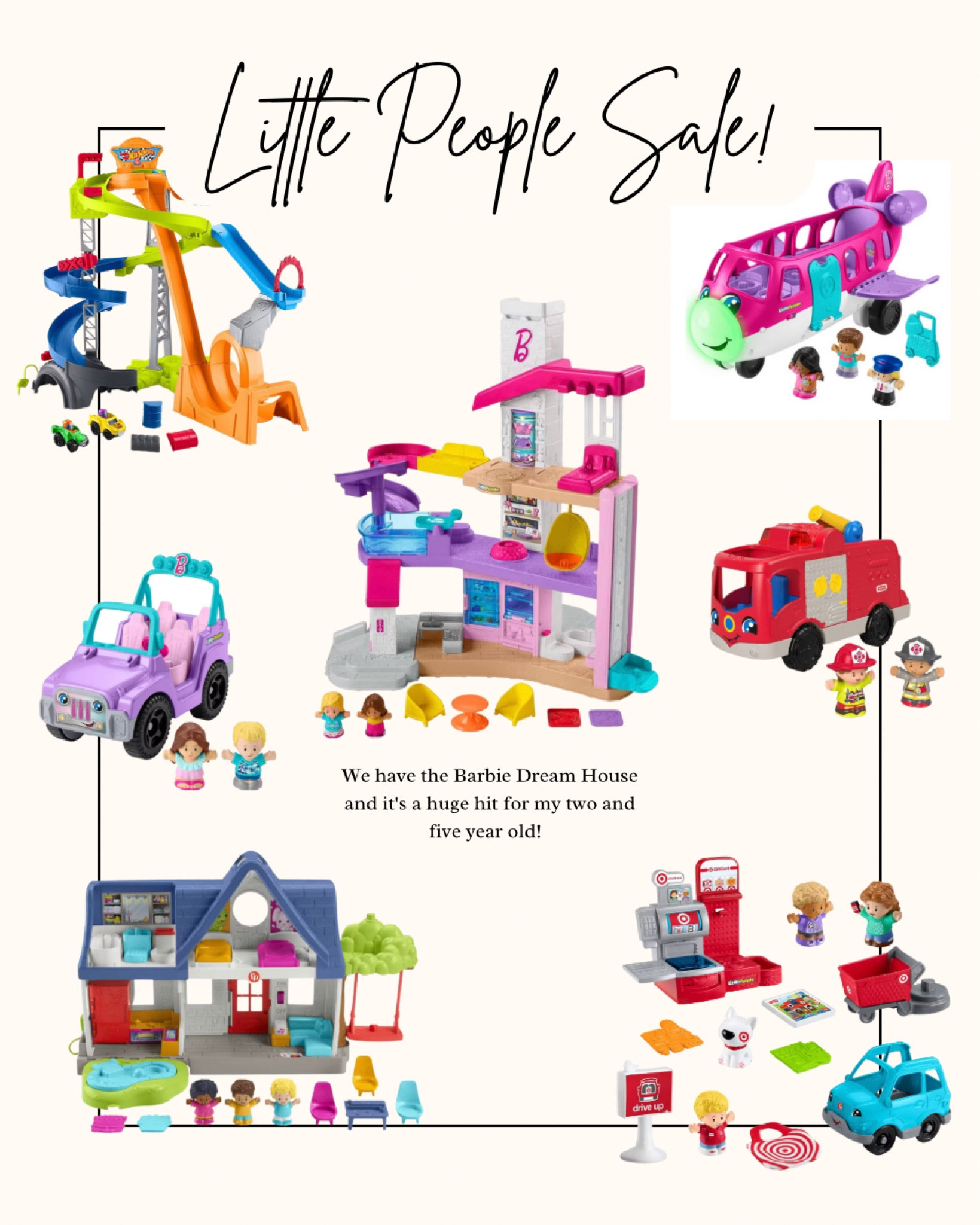 Little People Sale at target! 
Perfect excuse to stock up for the holidays. These sets make the perfect Christmas present For toddlers! 