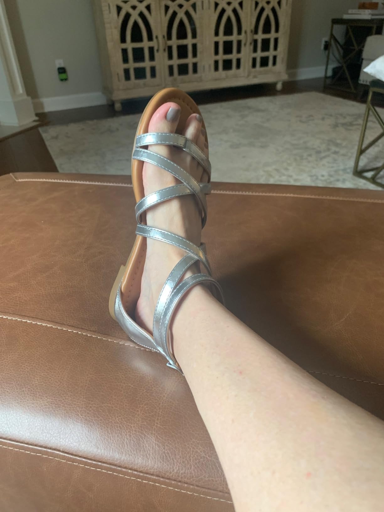 DREAM PAIRS Women's Dressy Gladiator Summer Cross Strappy Sandals Comfort Flat Casual Beach Fishe... | Amazon (US)