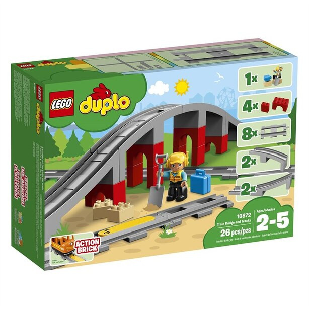 LEGO DUPLO Town Train Bridge and Tracks 10872 | Indigo (CA)