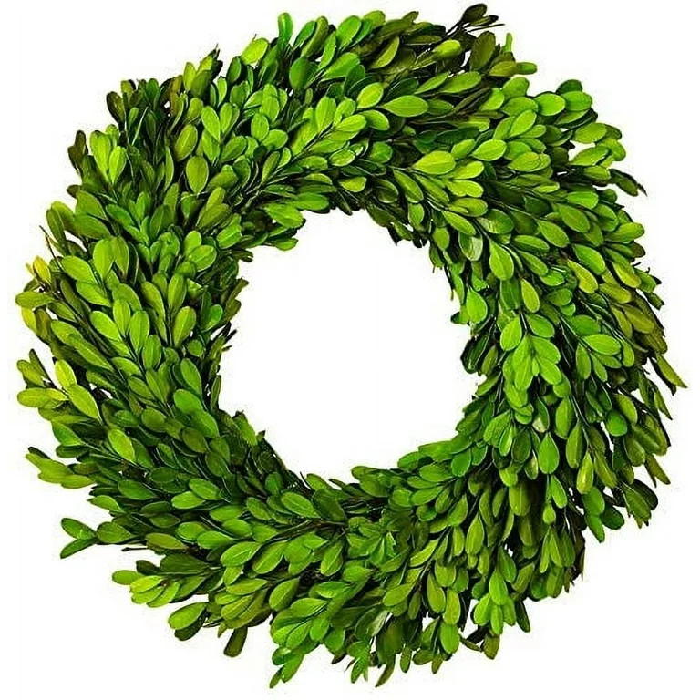 Boxwood Wreath 12 inch Preserved Nature Boxwood Home Decor Stay Fresh for Years Spring Summer Fre... | Walmart (US)