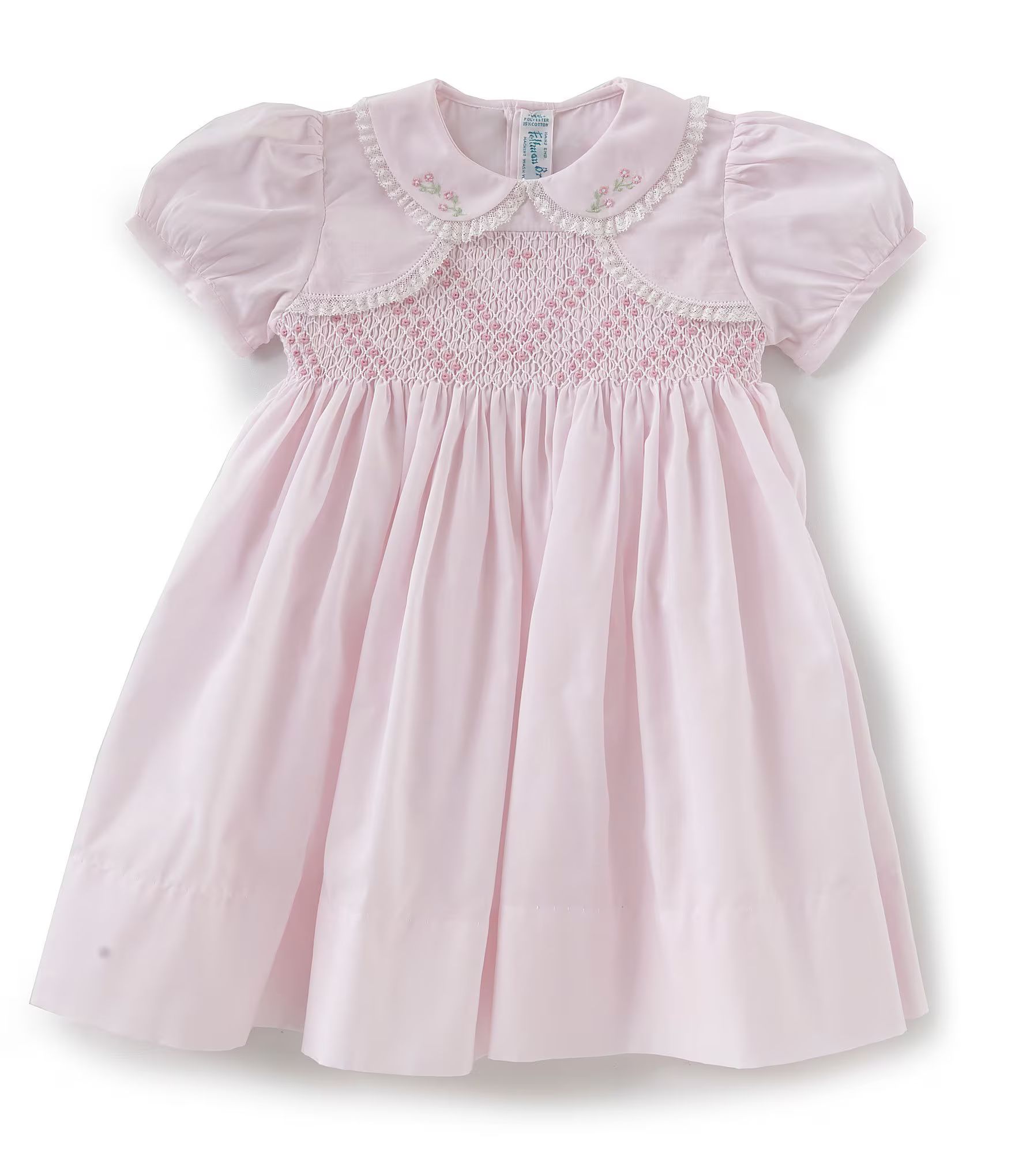 Baby Girl 12-24 Months Flower Embroidered Bolero Dress | Dillard's