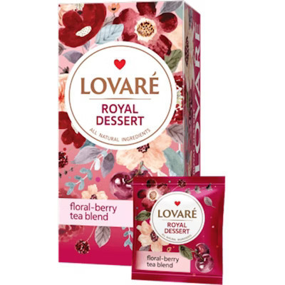 Lovare Royal Dessert Tea 24 Tea Bags 36g - Exquisite Blend Of Natural Ingredients For A Luxurious Tea Time Experience From Lo | Target