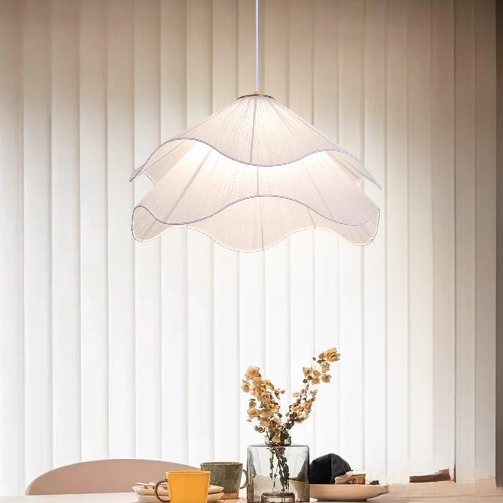 Orren Ellis Alexandia 1 - Light White Pendant | Wayfair | Wayfair North America