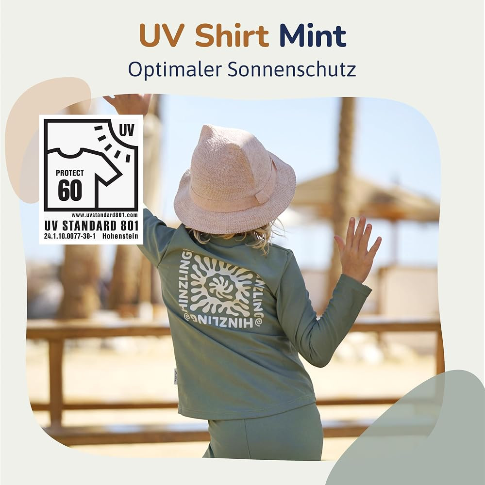 UV Shirt Kinder \u2013 Langarm & UPF 60 Sonnenschutz \u2013 \u00d6kotex Zertifiziert & schadstoff... | Amazon (DE)