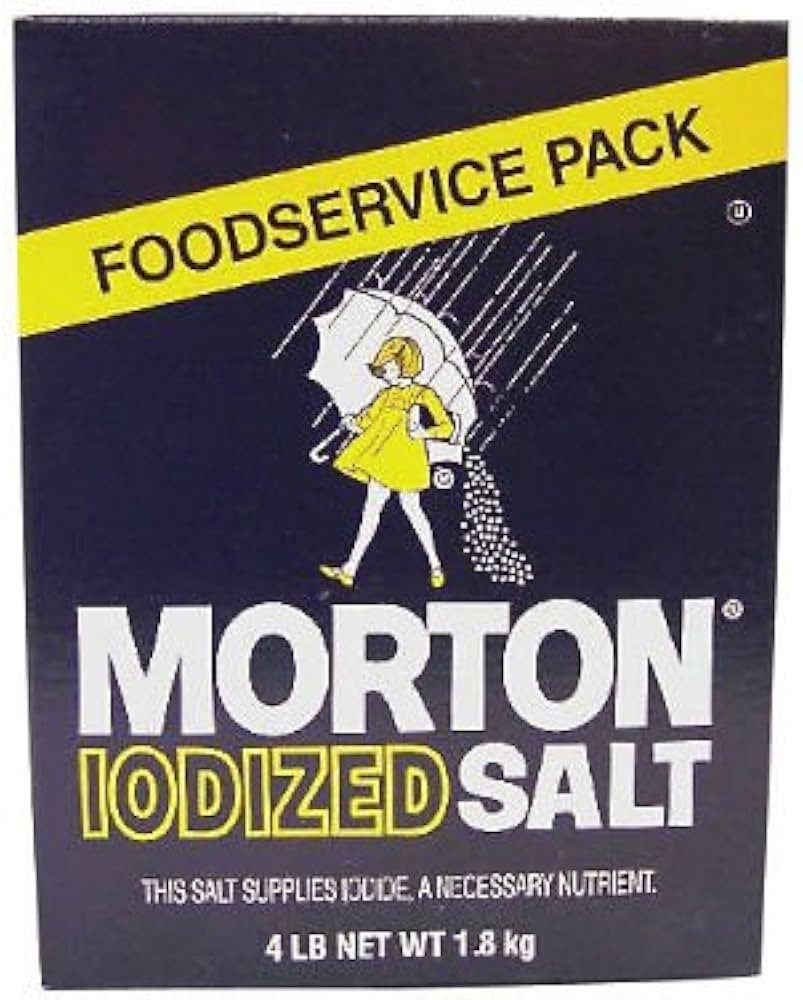 Morton Iodized Salt 4lb. box. A1 | Amazon (US)
