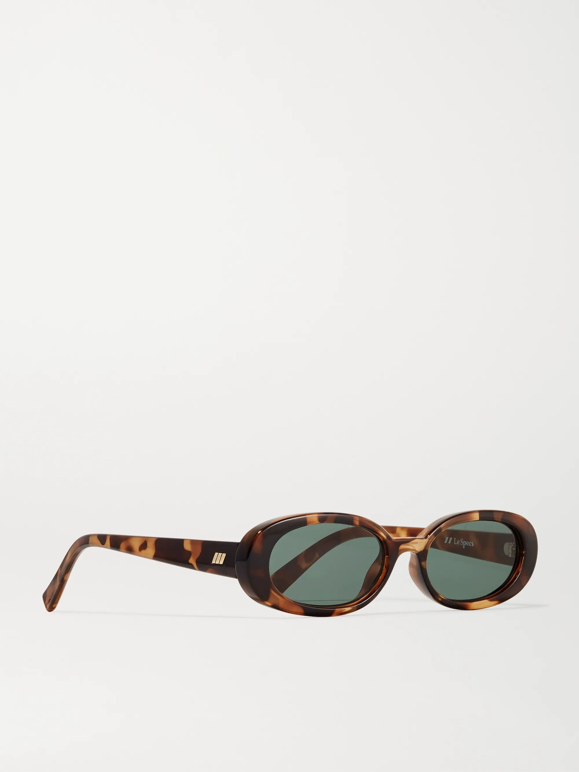 Tortoiseshell Outta Love oval-frame tortoiseshell acetate sunglasses | Le Specs | NET-A-PORTER | NET-A-PORTER (US)