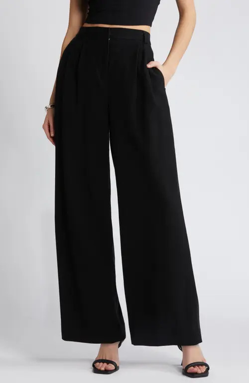 Black wide leg pants | Nordstrom | Nordstrom