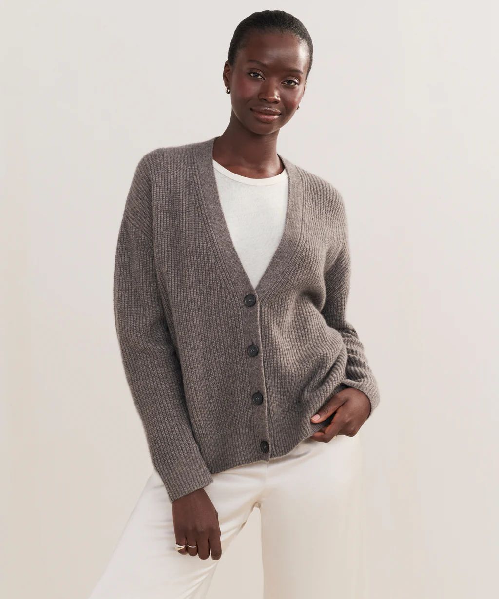 Cropped Cashmere Cocoon Cardigan | Jenni Kayne