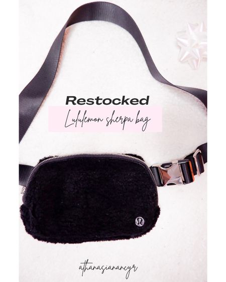 Lululemon Sherpa belt bag 


#LTKSeasonal #LTKHoliday #LTKGiftGuide
