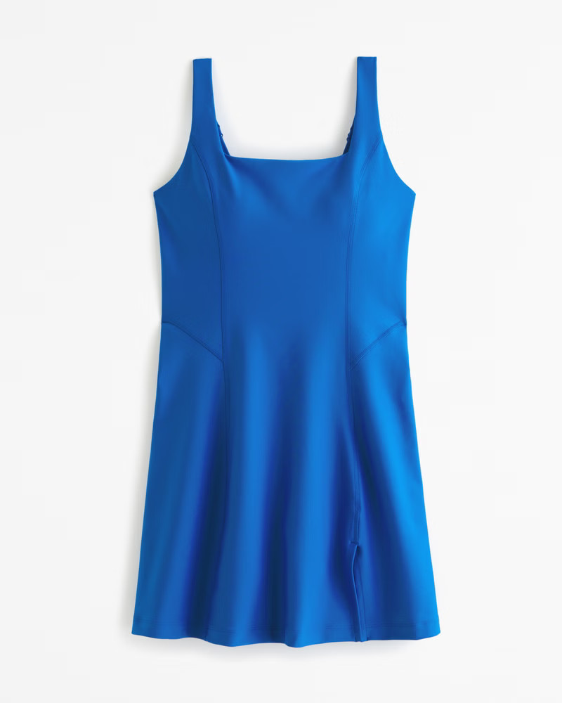Abercrombie & Fitch Women's YPB sculptLUX Mini Dress in Nautical Blue - Size XXS | Abercrombie & Fitch (US)