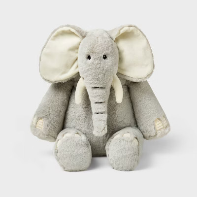 12" Gray Elephant Stuffed Animal - Gigglescape™ | Target