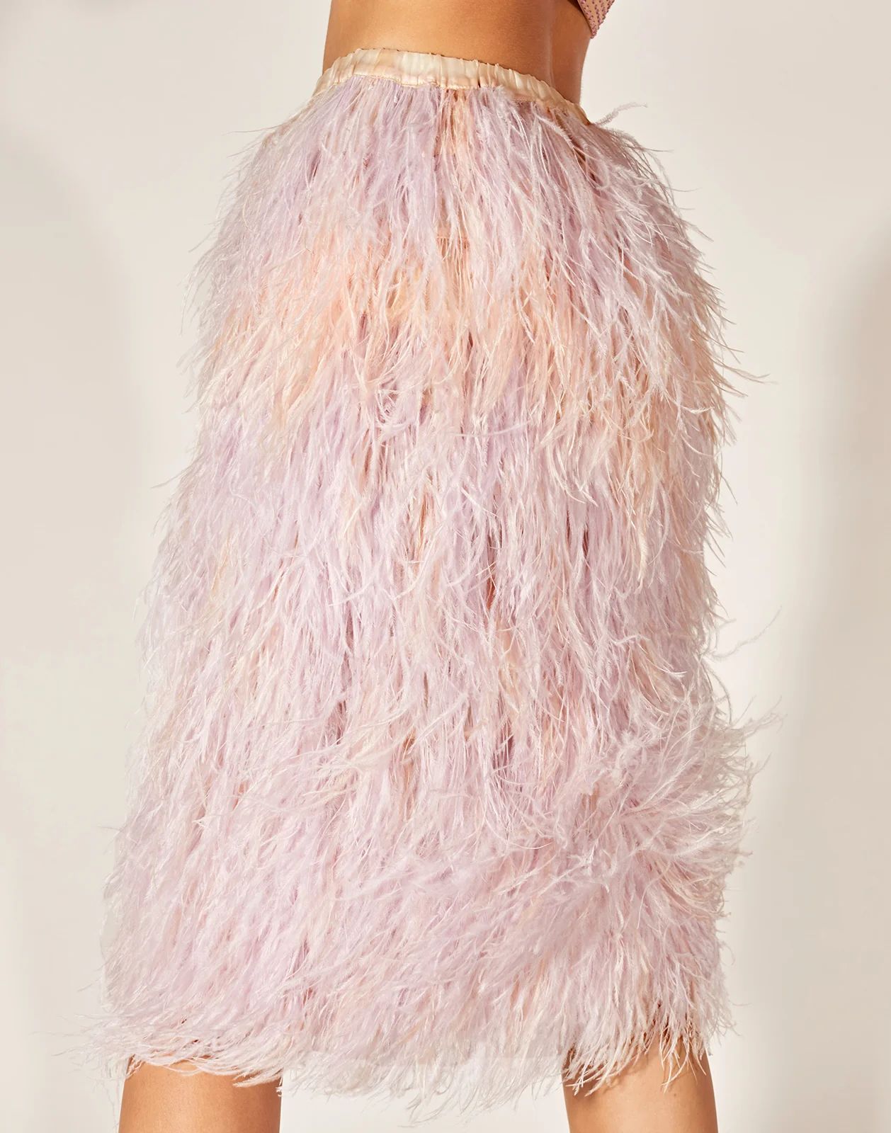 Midi Feather Skirt | Cynthia Rowley