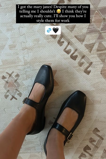 Black mary jane flats 

#LTKshoecrush #LTKworkwear