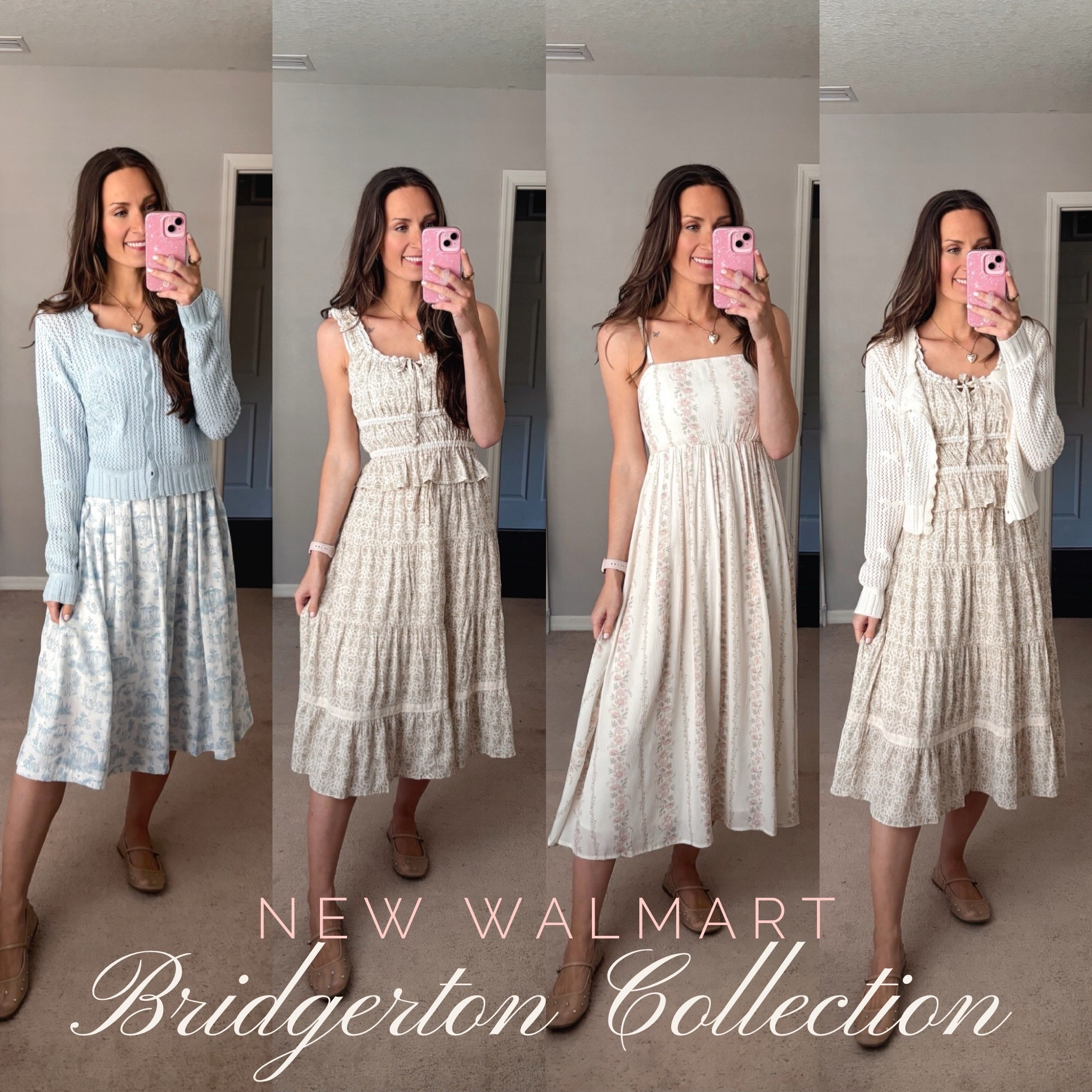 New Bridgerton clothing collection from walmart!! 

**sizing evet fits tts for me! I’m wearing an xs in everything except the cardigans I got a small but could’ve got an xs!

#walmartfadhion #springfashion #spring2026

#LTKootd #LTKValentine