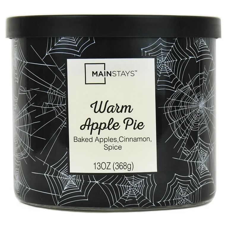 Mainstays Warm Apple Pie Halloween Candle, 13 ounce | Walmart (US)
