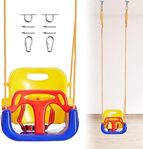 Swing With Long Rope & Ceiling Hooks  | Amazon (US)