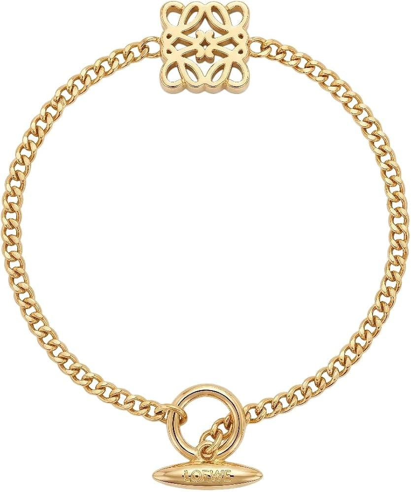18k Gold Bracelets for Women - Square Openwork Pendant Gold Chain Bracelet - Gold Jewelry for Wom... | Amazon (US)