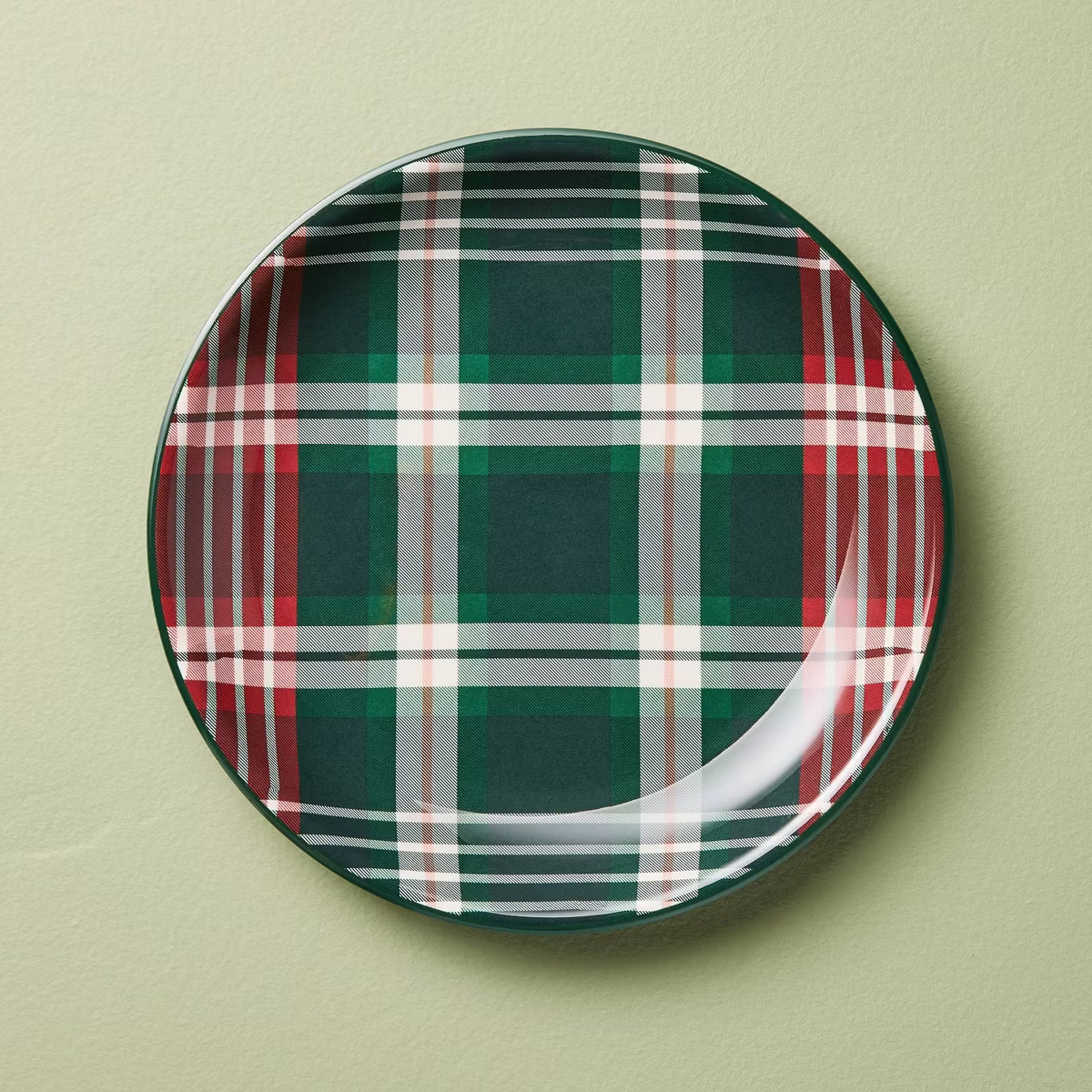 8.5" Melamine Salad Plate Signature Plaid - Hearth & Hand™ with Magnolia | Target