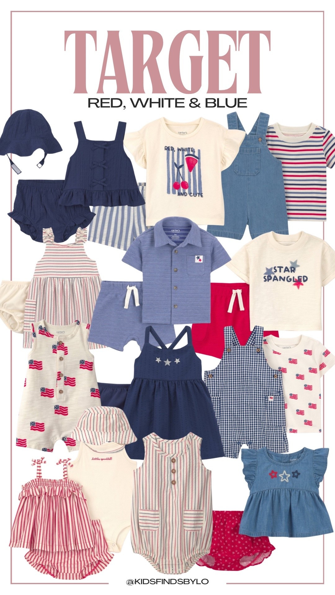 New red, white & blue outfits from Target!

#LTKKids #LTKBaby