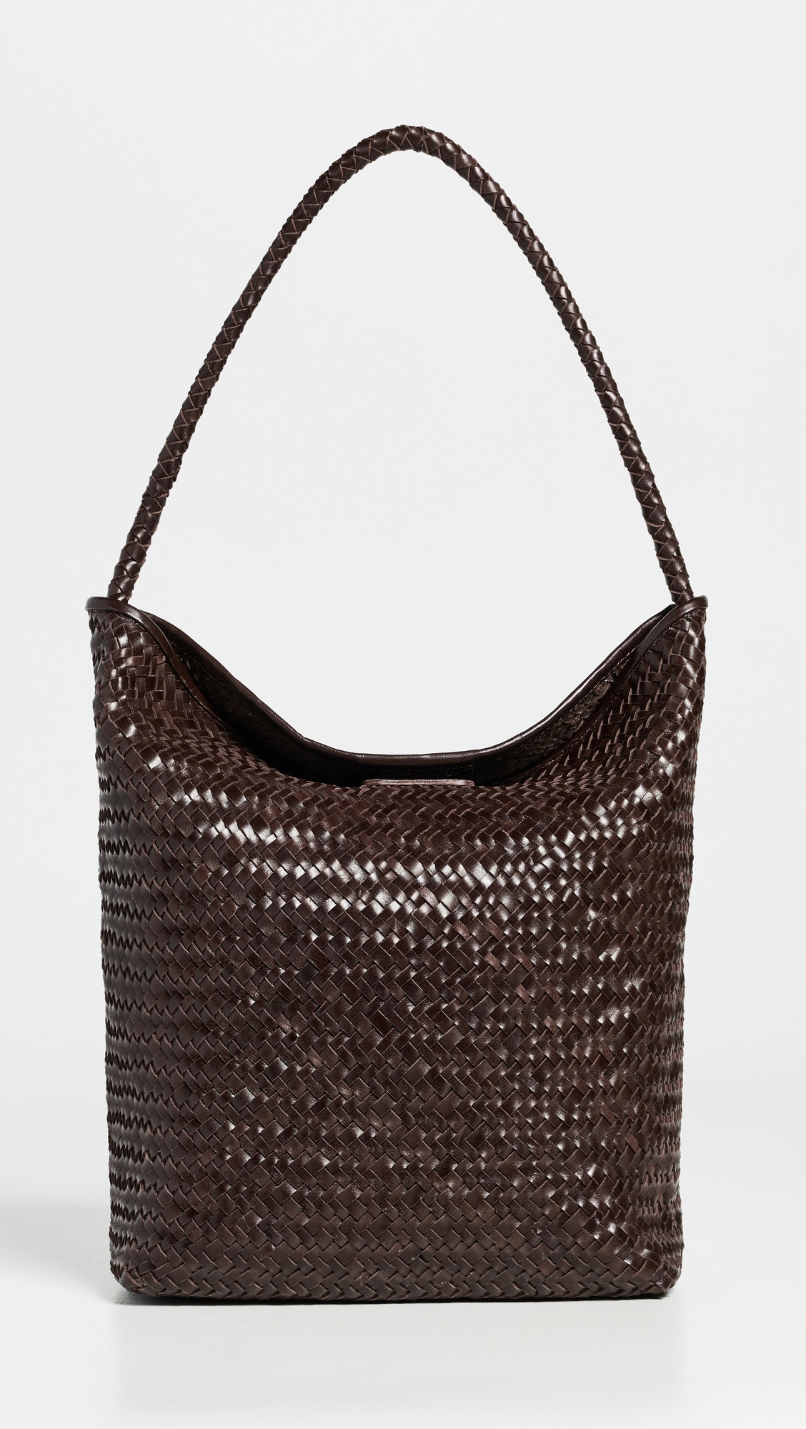 Madewell The Signature Woven Collection Bucket Bag Coffee Bean One Size | Shopbop