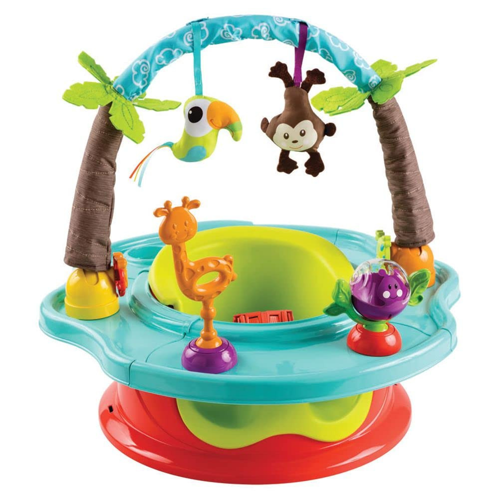 Summer by Bright Starts Deluxe SuperSeat, Wild Safari, Fun Baby Seat for Sitting Up, Playtime, an... | Amazon (US)