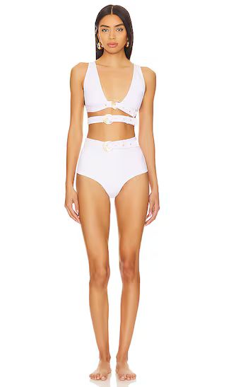 Portia Bikini Set in White | Revolve Clothing (Global)