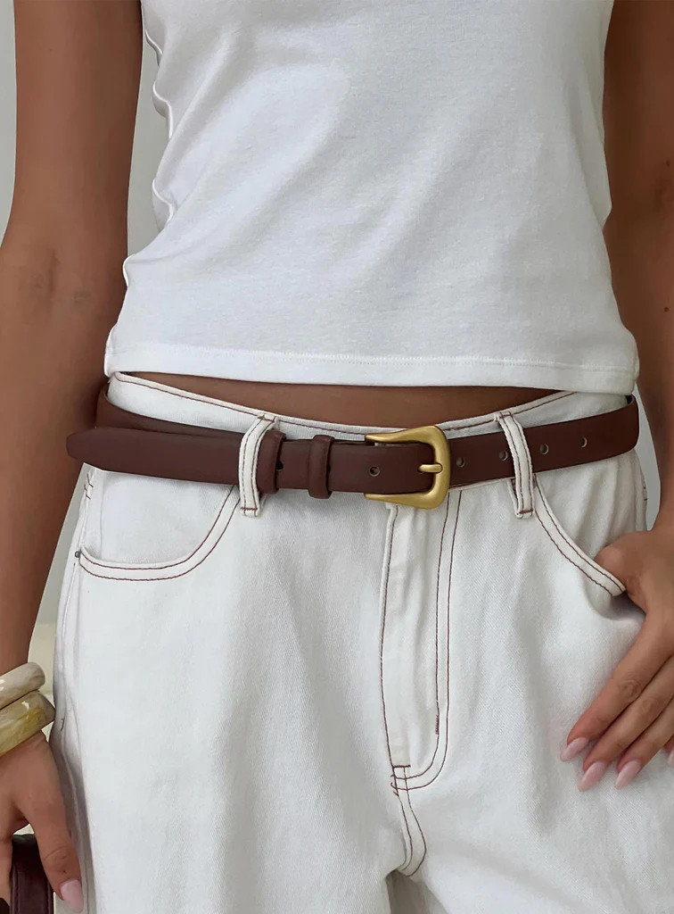 Rowland Belt Brown | Princess Polly US