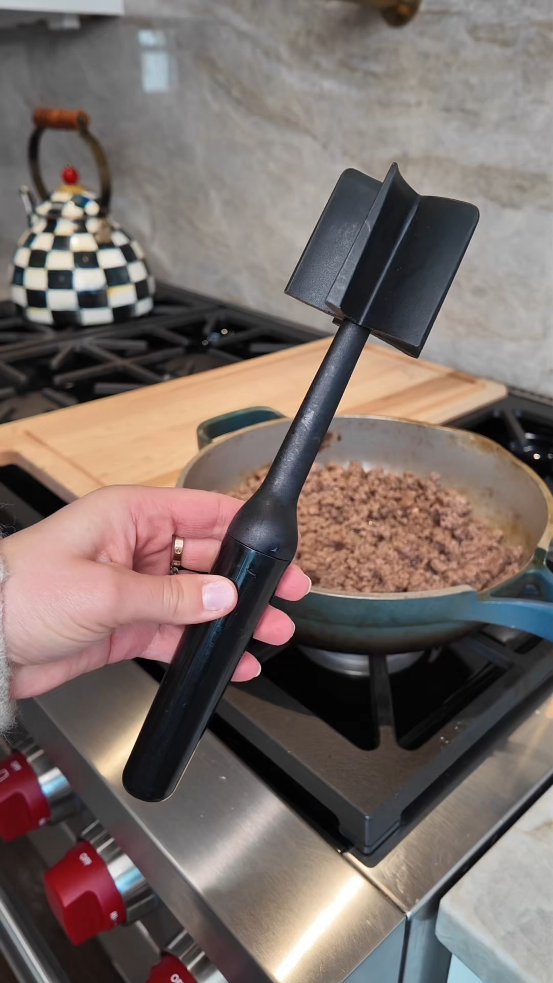 My favorite hack for making ground meat and faster dinners, less mess 🙌 If you cook even once a week… this thing is worth it! I’ve had mine for years and always get asked about it. 

 #LTKHome