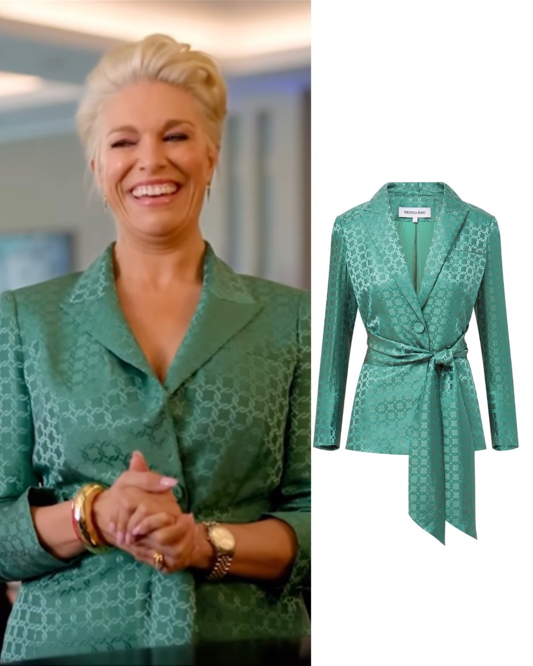Rebecca’s green wrap blazer on Ted Lasso season 4 teaser

#LTKOver40 #LTKMothersDay #LTKWorkwear