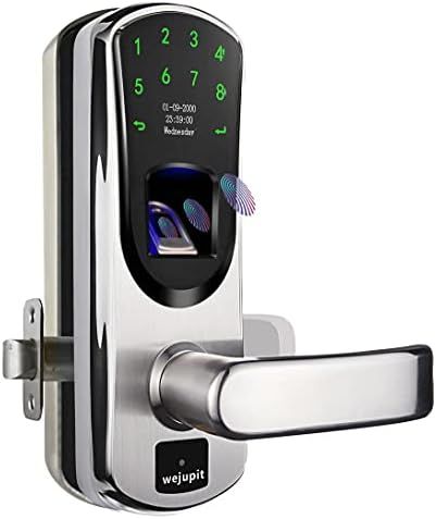 WeJupit V8 Fingerprint Keyless Entry Smart Door Lock Stainless Steel Touchscreen with Electronic ... | Amazon (US)