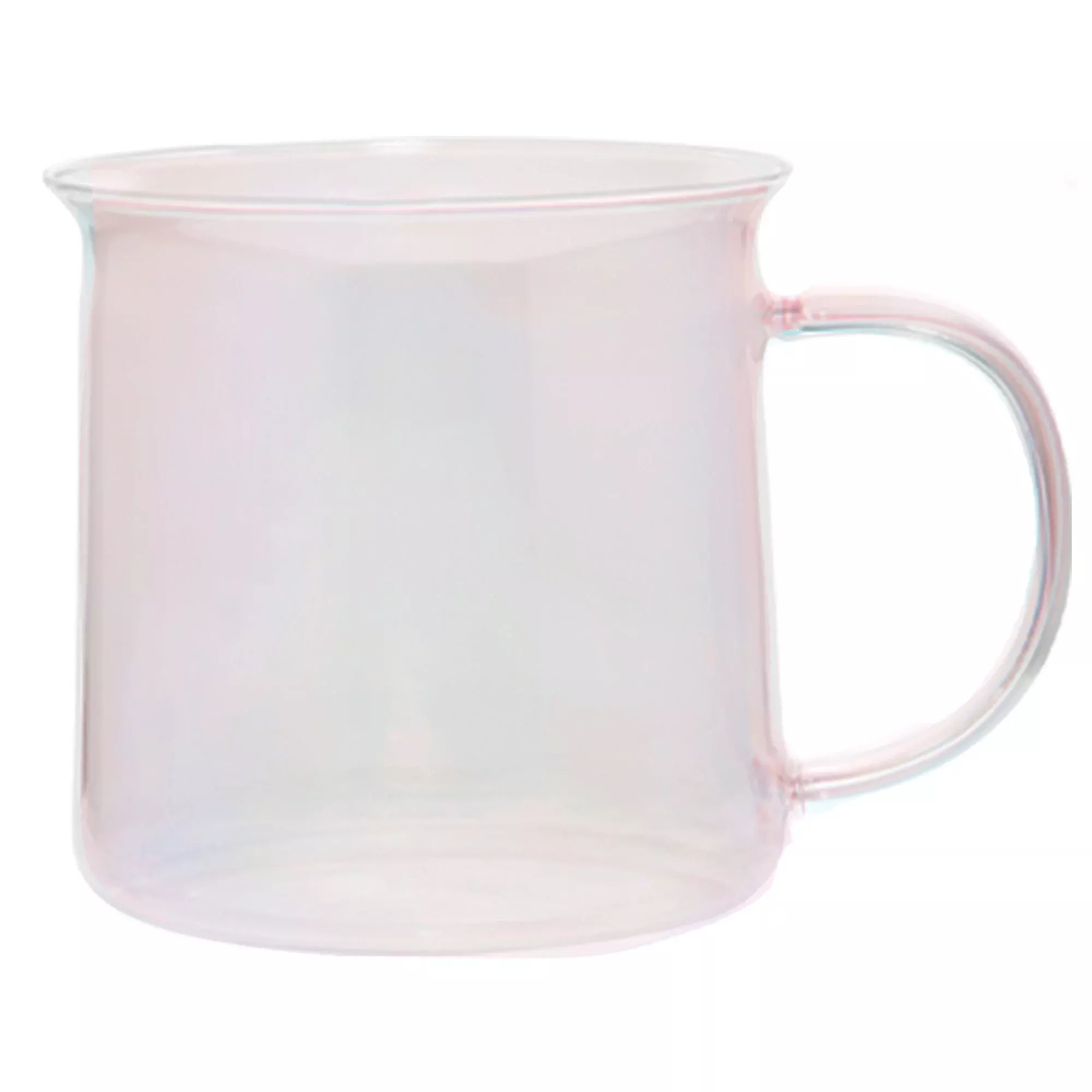 Mainstays Clear Camp Glass Mug, 18 fl oz, Heat-Resistant Borosilicate Glass