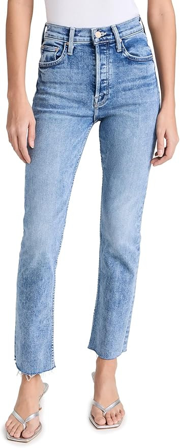 MOTHER Women's The Tomcat Ankle Fray Jeans | Amazon (US)
