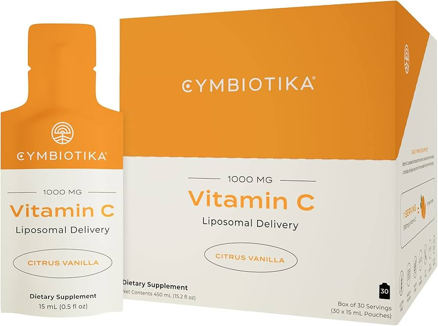 CYMBIOTIKA Vitamin C Individual Packets, Liposomal Delivery, Supplement for Immune Support, Colla... | Amazon (US)