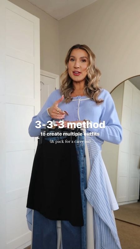 Using the 3-3-3 method to create multiple outfits using 3 tops, 3 bottoms and 3 pairs of shoes. This is proof that a capsule wardrobe really does work. 

#LTKfindsunder100 #LTKstyletip #LTKeurope