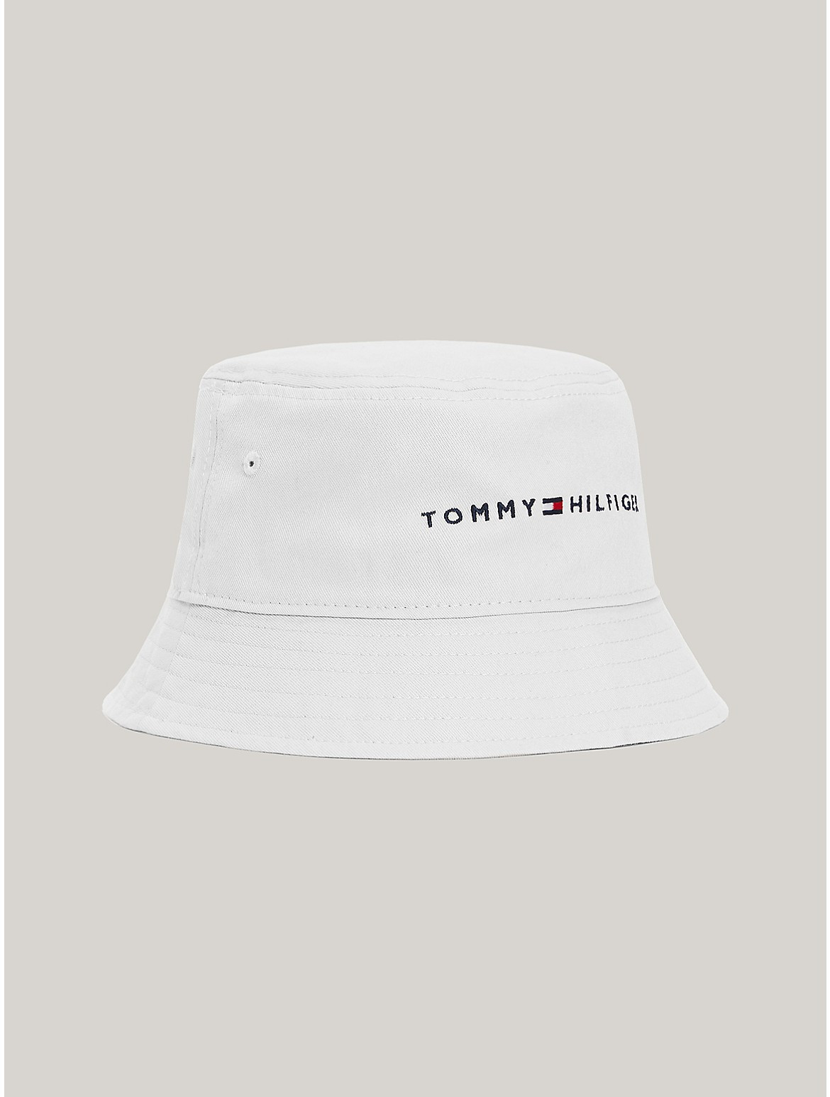 Tommy Hilfiger Tommy Logo Bucket Hat - White | Tommy Hilfiger (US)