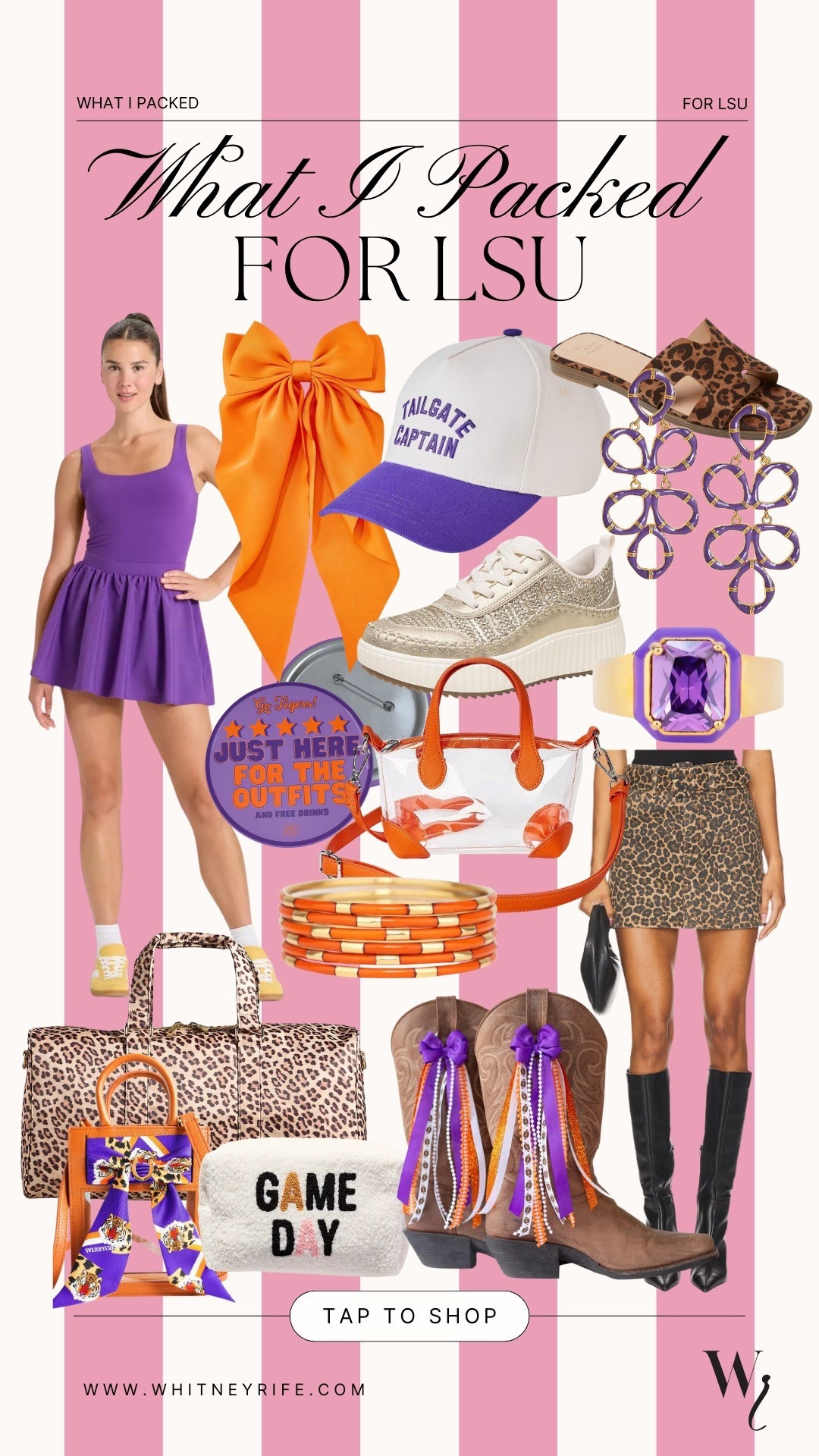 Clemson gameday what I’m packing 

#LTKStyleTip #LTKFindsUnder50 #LTKSeasonal