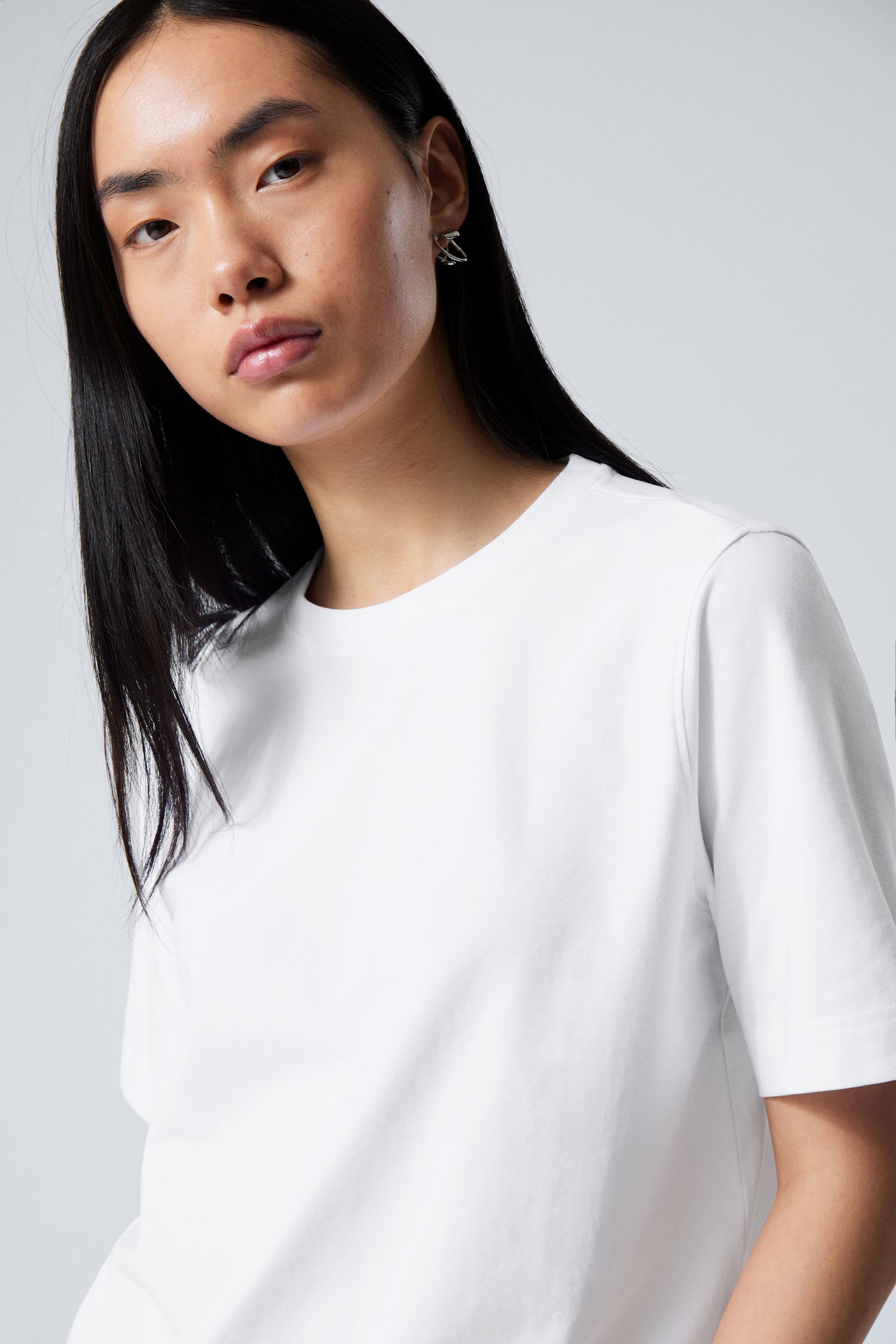 Perfect Boxy T-shirt | Weekday